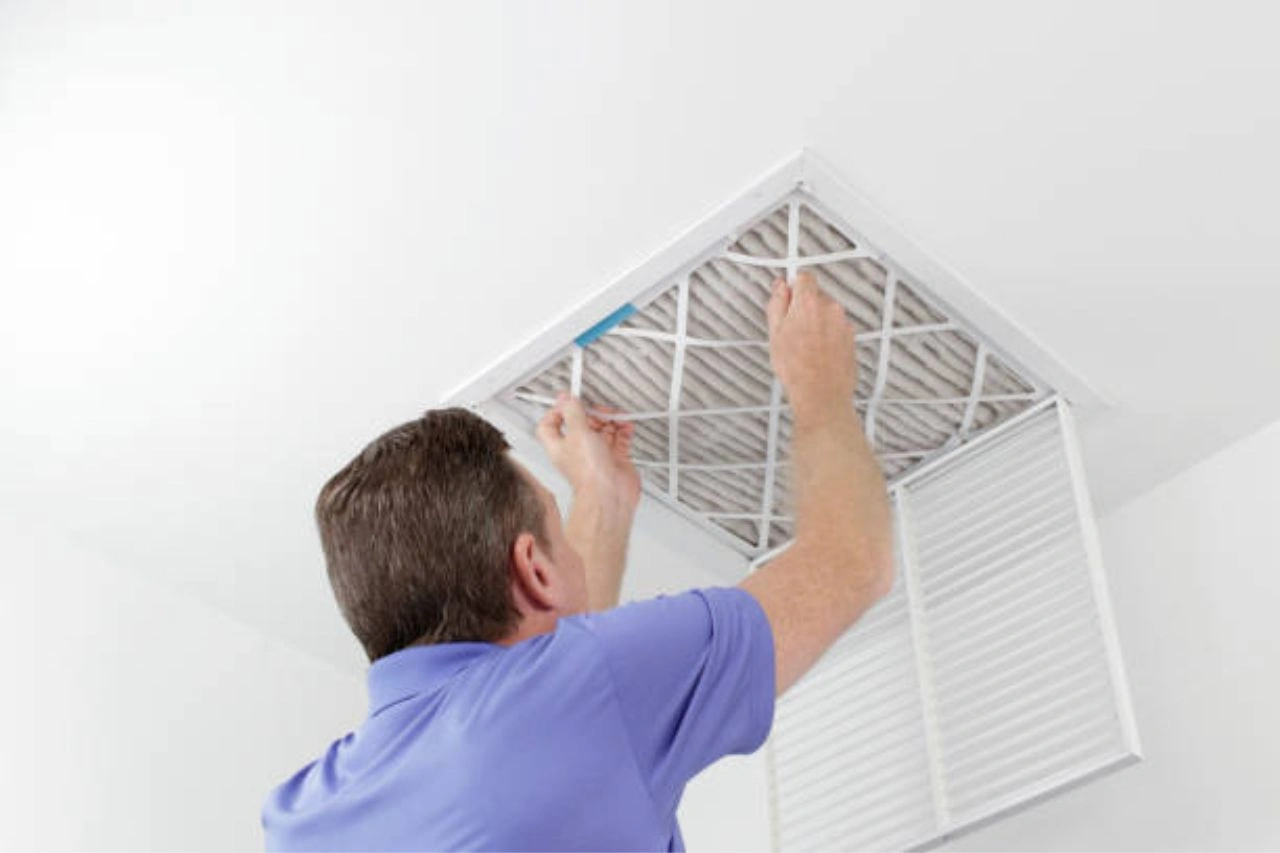 cleaning ventilation duct